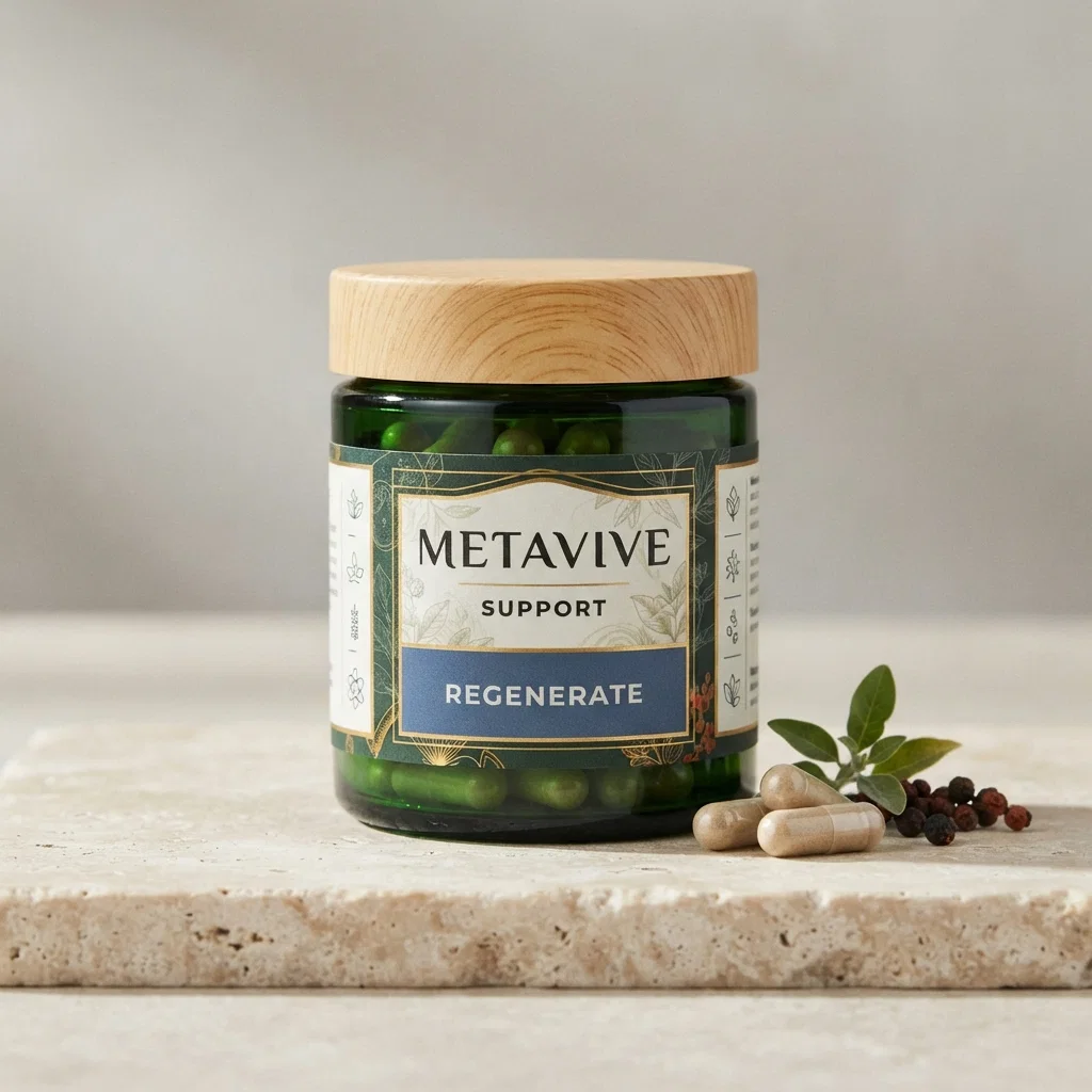 MetaVive Support-pullo vitamiinien kanssa